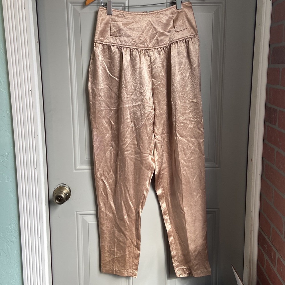 La Belle Satin pants
